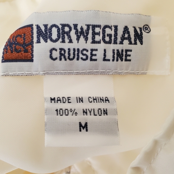 Vintage Norwegian Cruise Line White Windbreaker - Picture 9 of 10